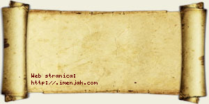 Isak Ljoskić vizit kartica